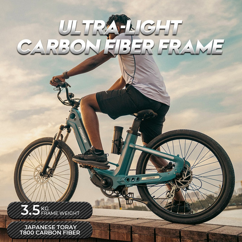 vélo électrique en fibre de carbone